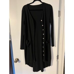 Long Button Down Cardigan